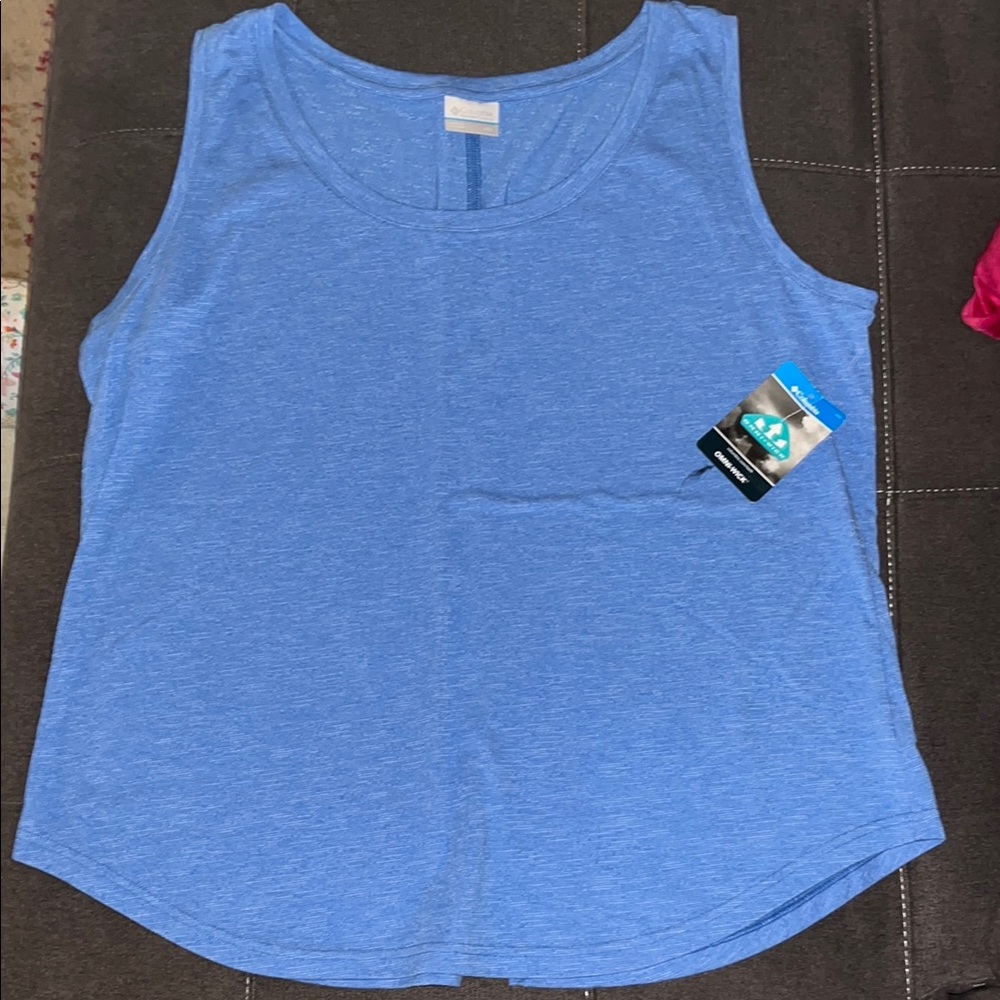 NET Columbia Women's Blue Tank Top